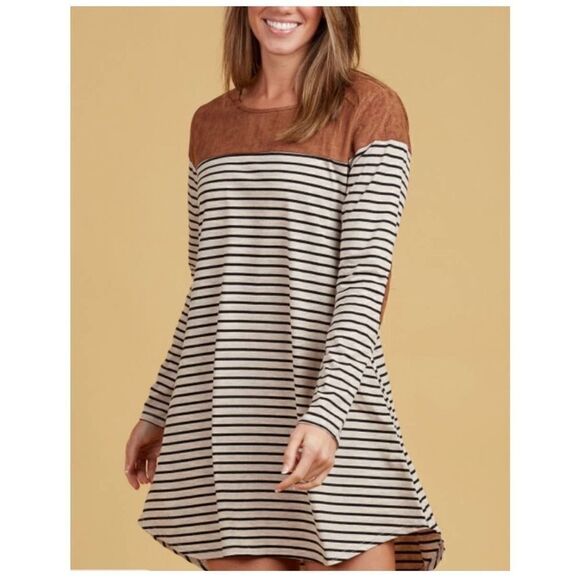 Altar'd State Pico Rivera Dress size S striped - Picture 1 of 10